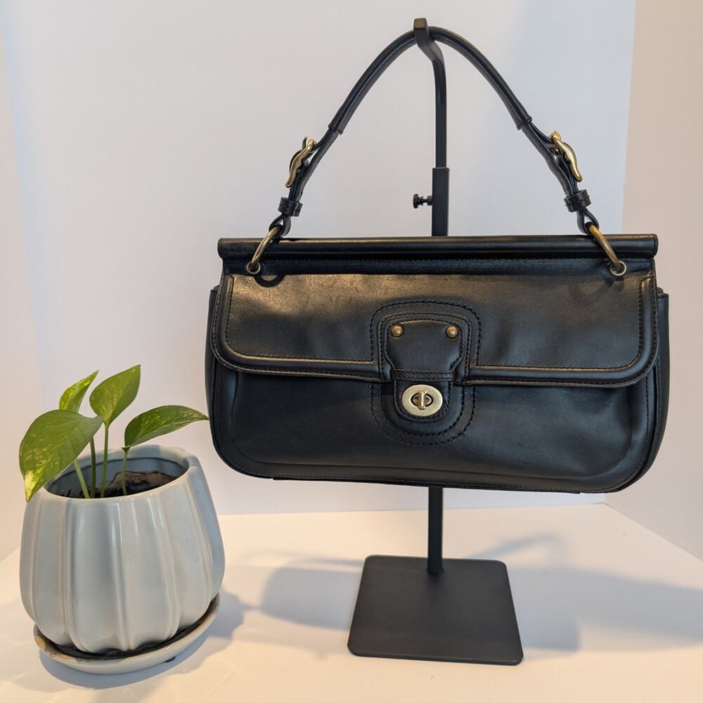 Coach Legacy Willis Top Handle Bag With Replacement Chain Strap - Made In 2012 - Picture 3 of 11